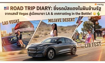 รีวิว ขับรถเที่ยวเองในอเมริกา Road Trip จากVegas สู่ LA 