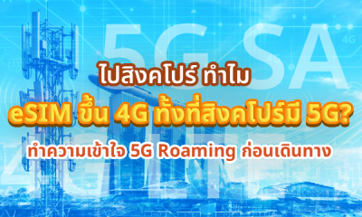ไปสิงคโปร์ ทำไม eSIM ขึ้น 4G ทั้งที่สิงคโปร์มี 5G? ทำความเข้าใจ 5G Roaming ก่อนเดินทาง