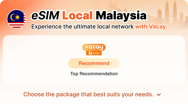 Local eSIM: Experience the local network with Vacay